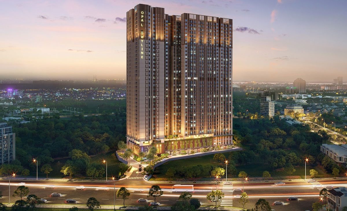 Phối cảnh dự án Opal Skyline Thuận An