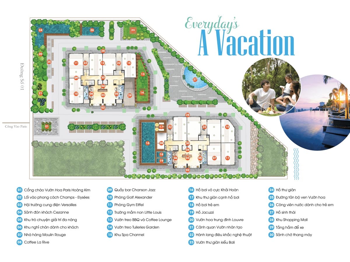 Dự án căn hộ Paris Hoàng Kim Quận 2, dự án căn hộ quận 2